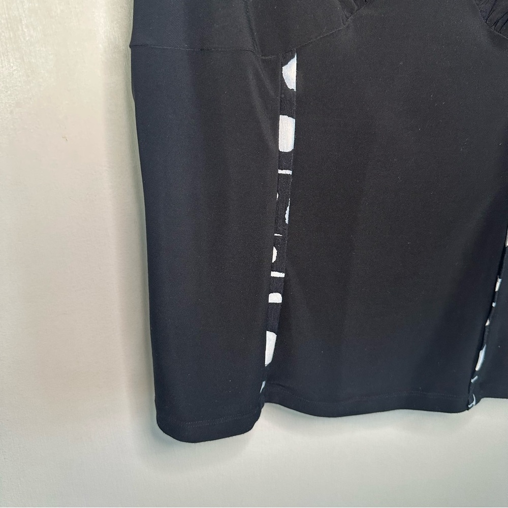 Vintage Y2K Nueva Black Corset Style Tank. Size 14. - Picture 3 of 7
